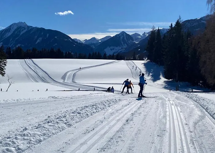 Moderne Kaminstube Апартаменты Рамзау